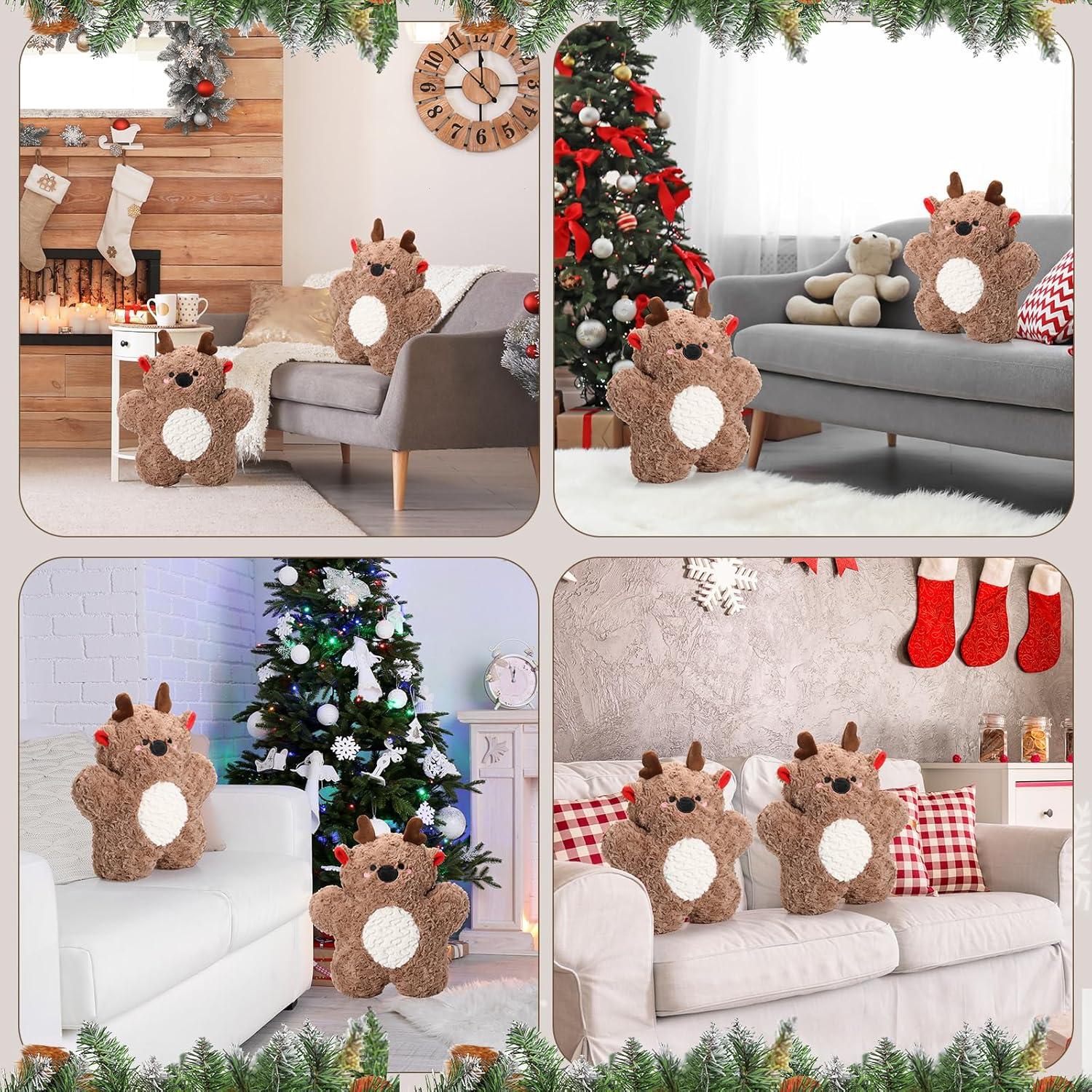 Conjunto de Almohadas de Navidad Shellwei 45 cm Ciervo
