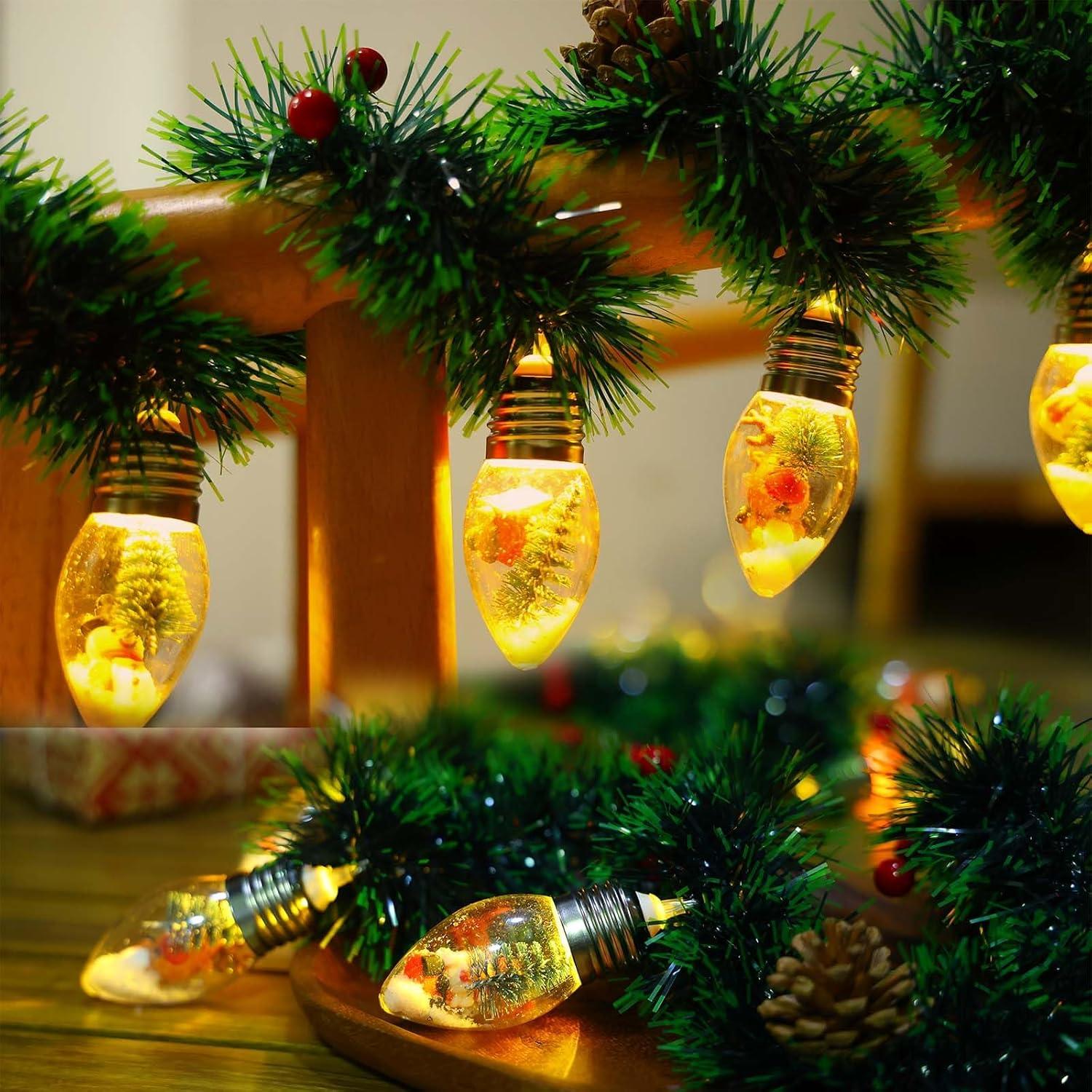 Guirnalda de Navidad LED 2.5m YANP-US con 12 Bombillas