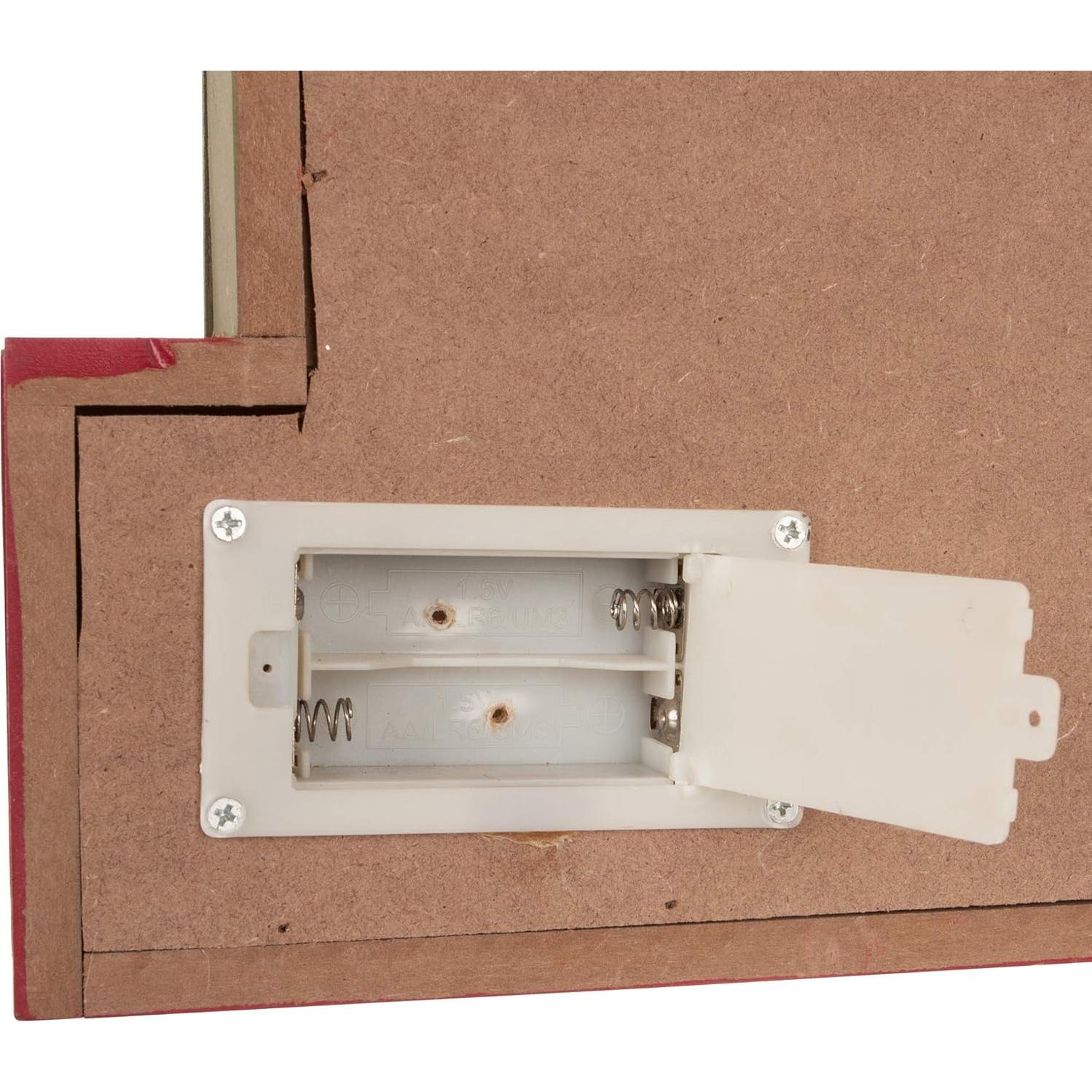 Señal Decorativa de Madera Glitzhome Navidad 30x4x27cm