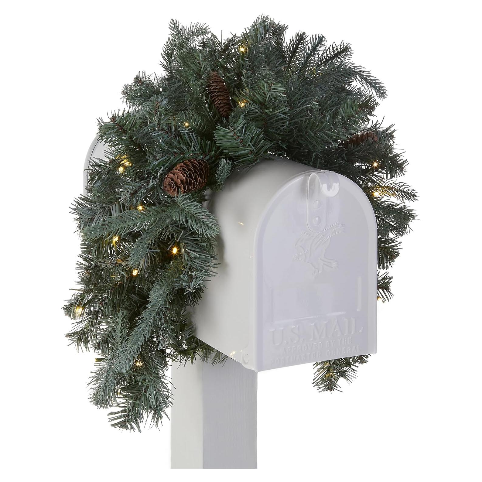 Adorno Navideño Artificial Pre-iluminado National Tree 91 cm