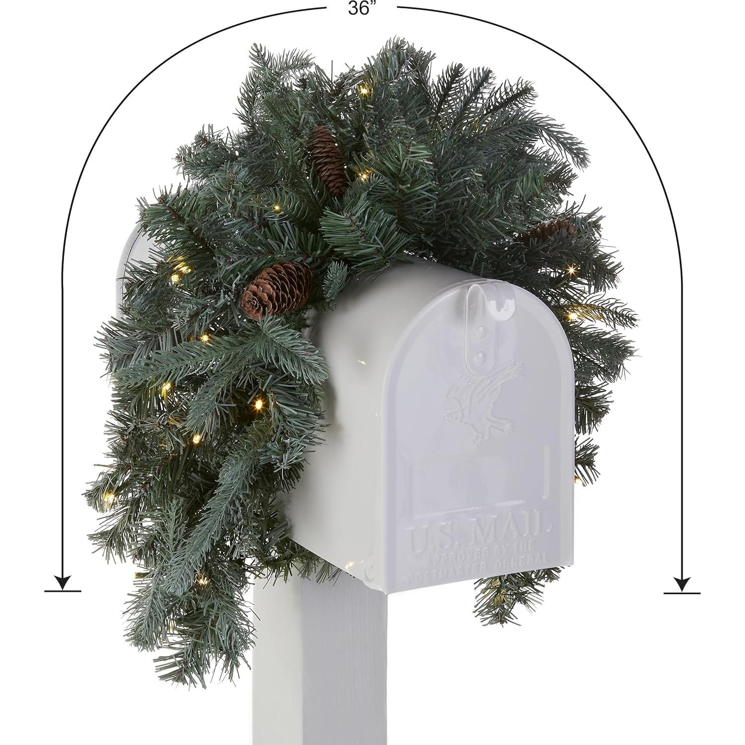 Adorno Navideño Artificial Pre-iluminado National Tree 91 cm