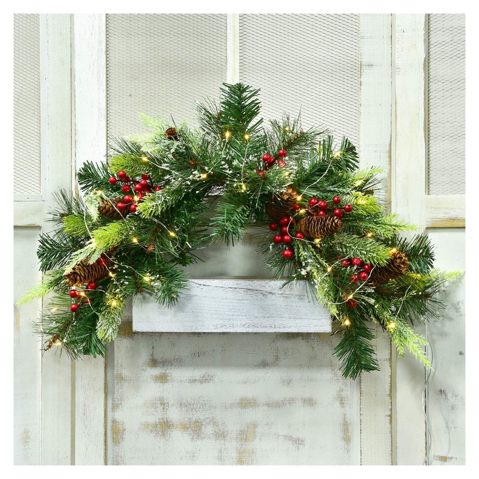 Adorno Navideño Buzón DearHouse 61cm con Luces LED