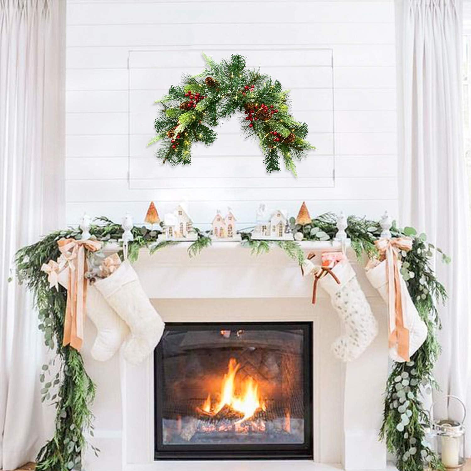 Adorno Navideño Buzón DearHouse 61cm con Luces LED