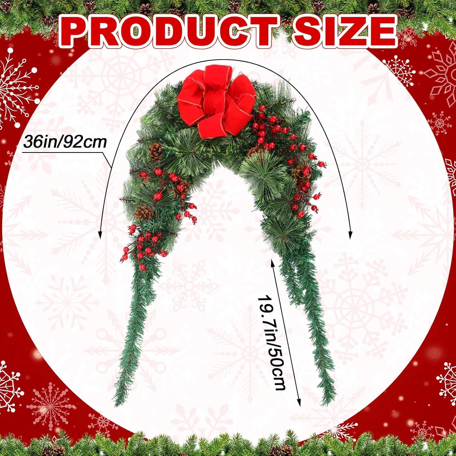 Decoración de Buzón de Navidad Suncalla 91 cm con Luces LED