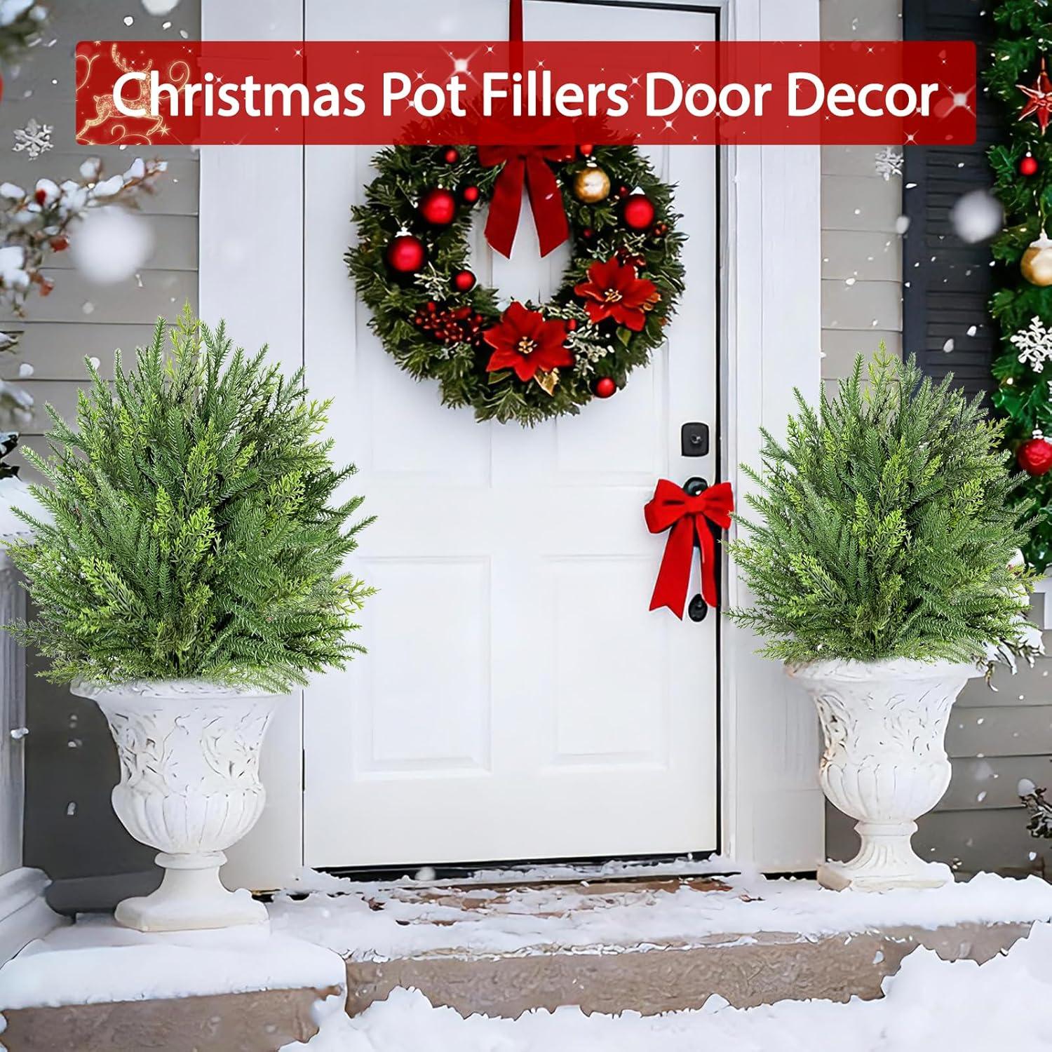 Paquete de 2 Árboles Topiarios Artificiales Grandeal 61 cm