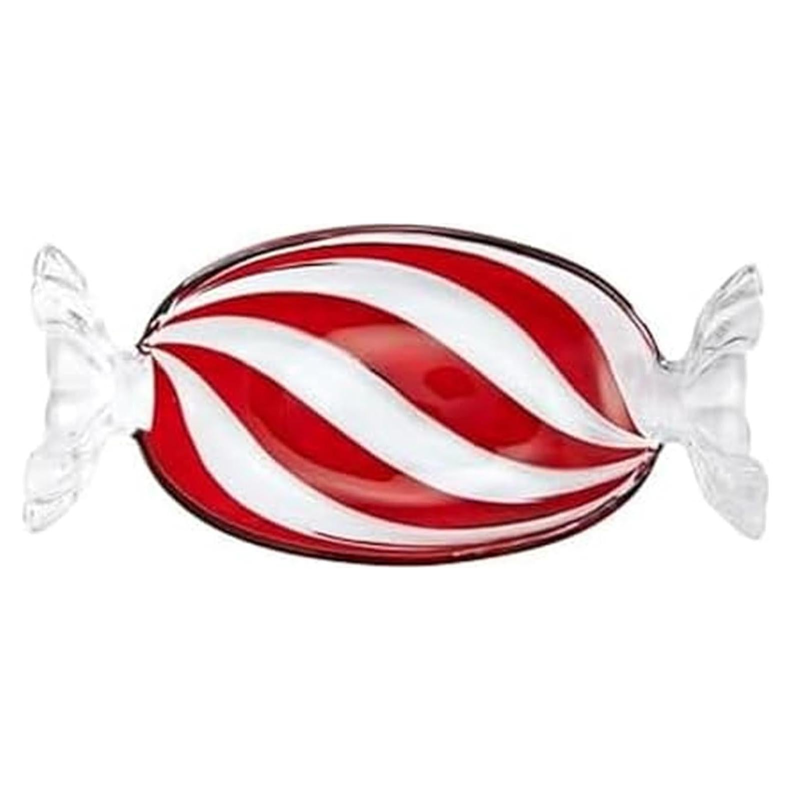 Plato de Caramelo Mikasa 34.9 cm Vidrio Festivo Navidad