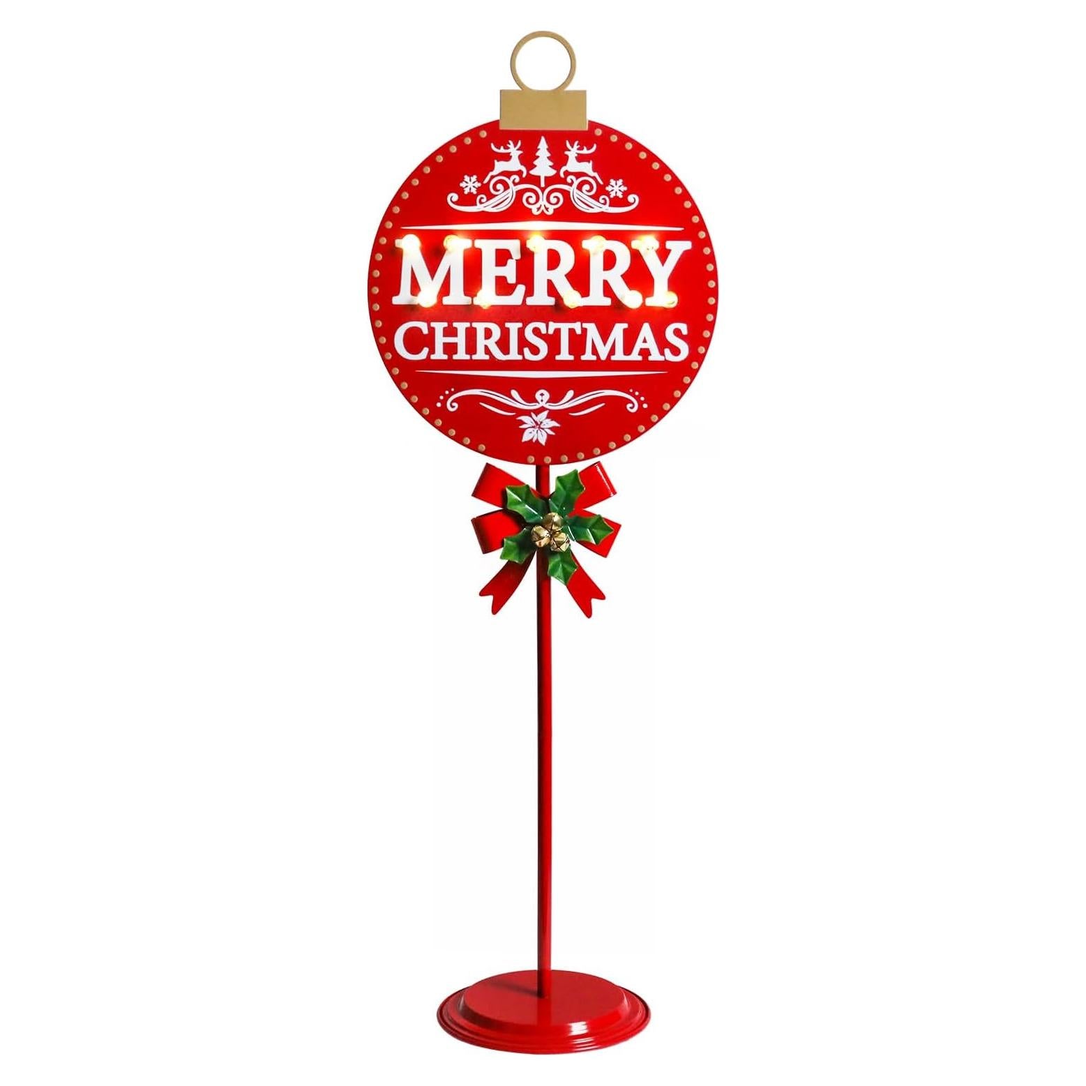 Placa Decorativa Iluminada Afirst MERRY CHRISTMAS 1.1kg