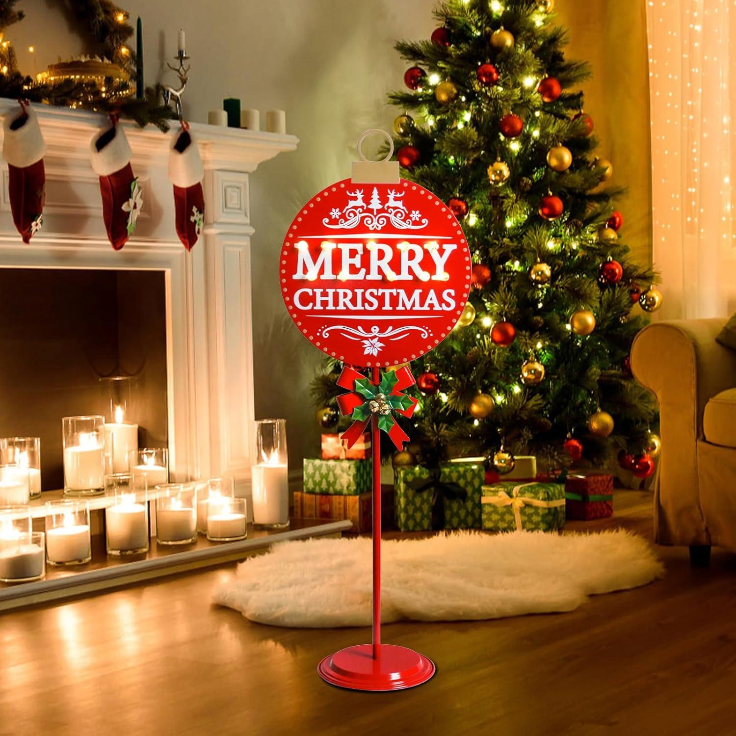 Placa Decorativa Iluminada Afirst MERRY CHRISTMAS 1.1kg