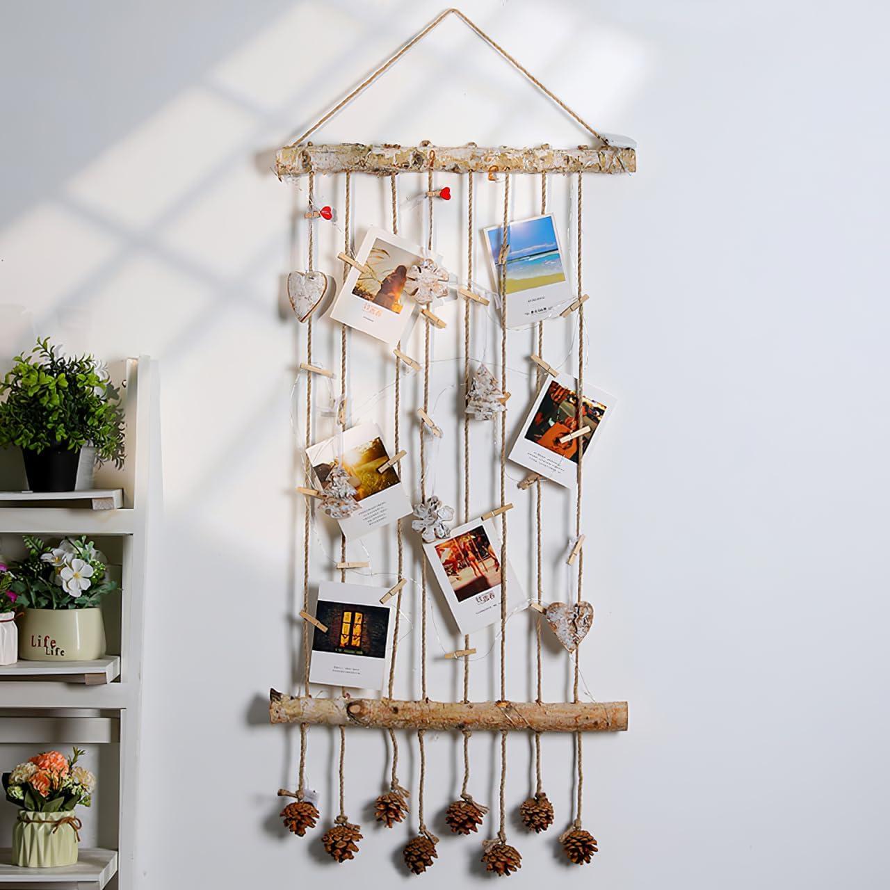 Set de 6 Palos de Madera de Abedul VILLCASE 30cm para Manualidades