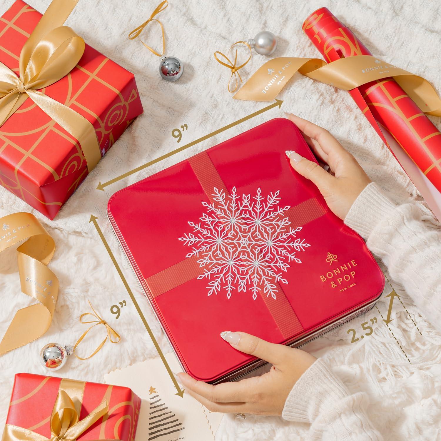 Lata Festiva de Regalo Bonnie y Pop - Chocolates y Nueces 1kg