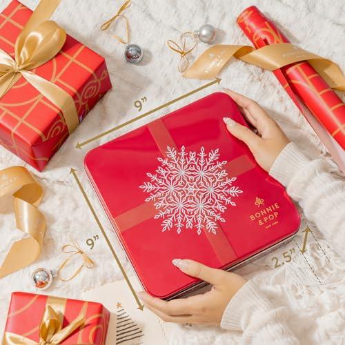 Lata Festiva de Regalo Bonnie y Pop - Chocolates y Nueces 1kg