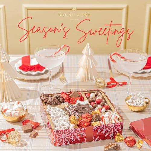 Lata Festiva de Regalo Bonnie y Pop - Chocolates y Nueces 1kg