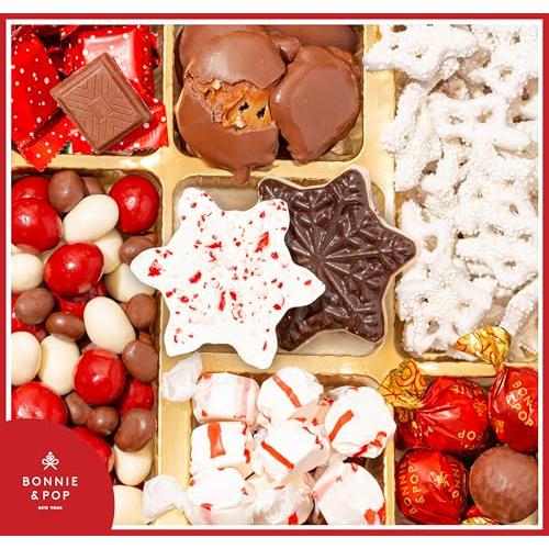 Lata Festiva de Regalo Bonnie y Pop - Chocolates y Nueces 1kg