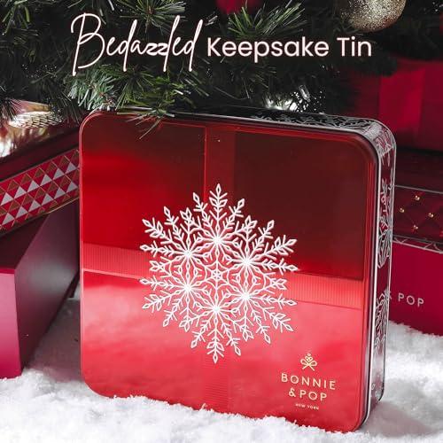 Lata Festiva de Regalo Bonnie y Pop - Chocolates y Nueces 1kg