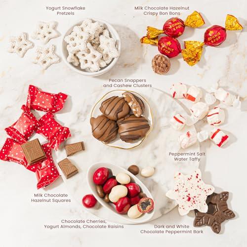 Lata Festiva de Regalo Bonnie y Pop - Chocolates y Nueces 1kg