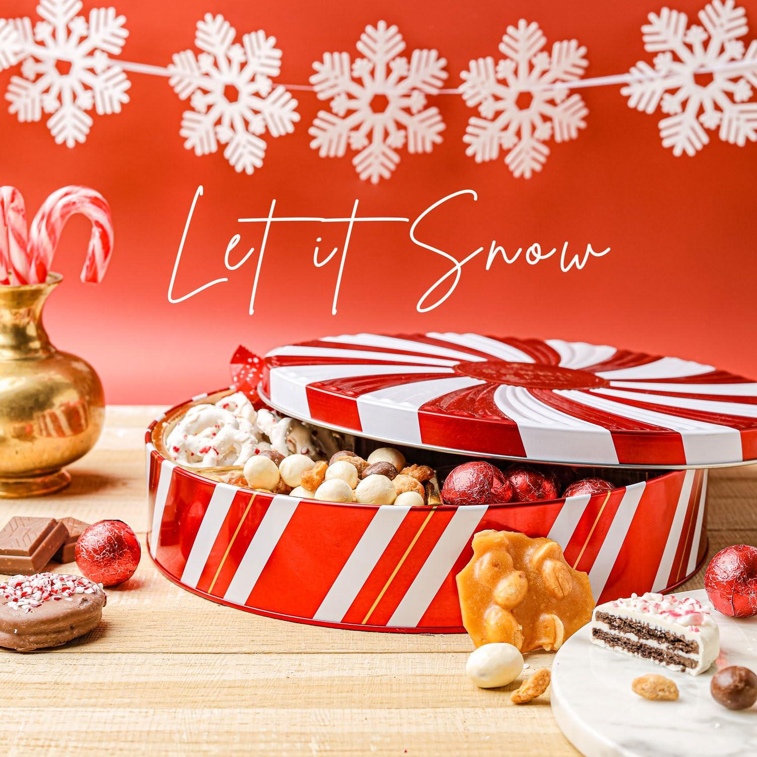 Cesta de Regalo de Navidad Bonnie y Pop - Surtido de Chocolates y Golosinas 1.07 kg