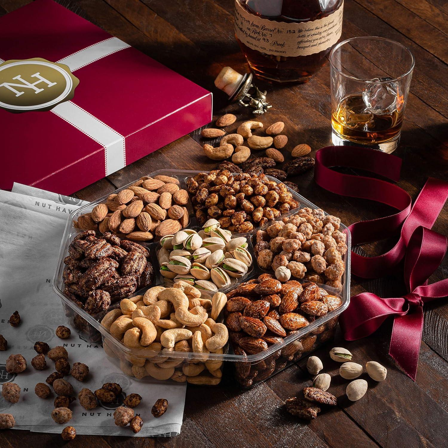 Cesta de Regalo Gourmet de Nueces Nut Haven - 450g