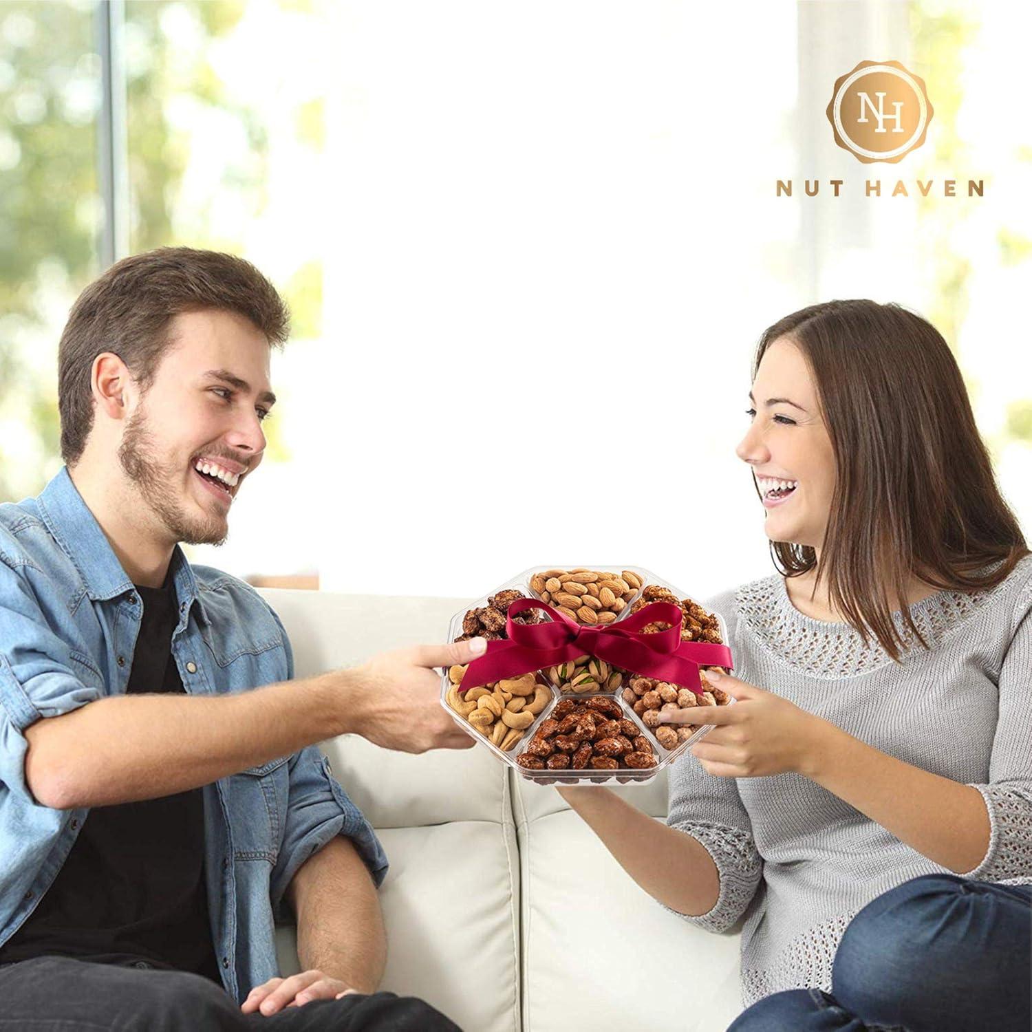 Cesta de Regalo Gourmet de Nueces Nut Haven - 450g