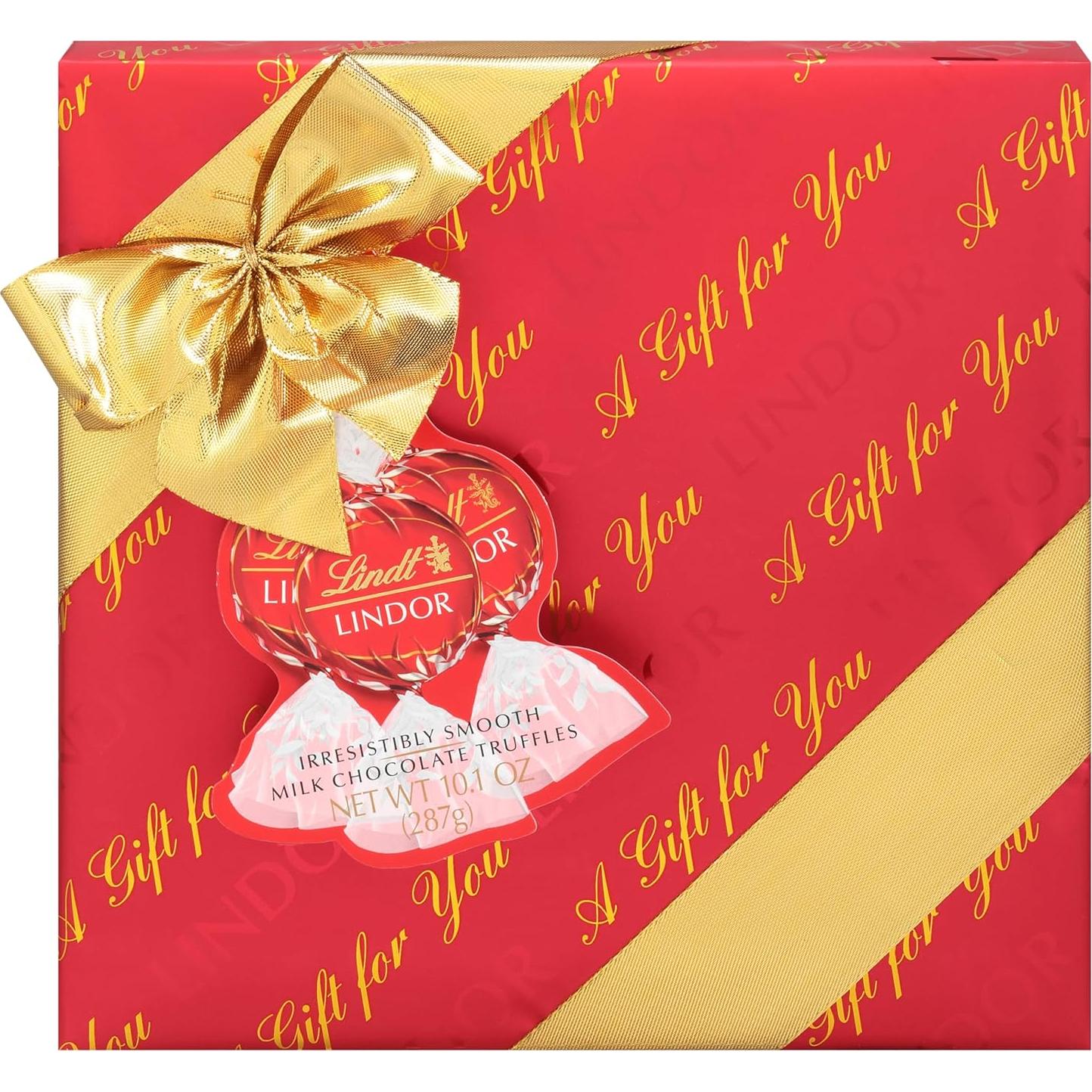 Trufas de Chocolate con Leche Lindt LINDOR 286 g - Caja Regalo