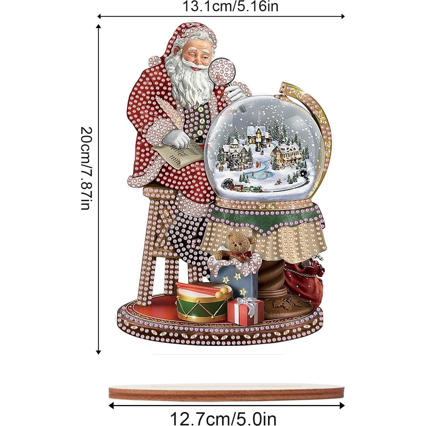 Kit de Decoración de Escritorio Tontut Papá Noel 5D DIY