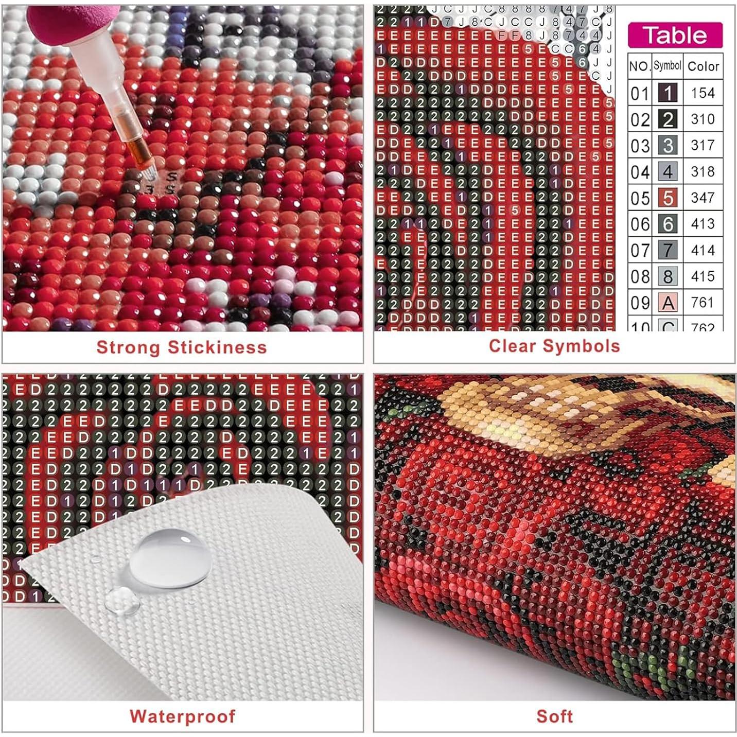 Kit de Pintura de Diamantes Navidad MXJSUA 30x40cm para Adultos