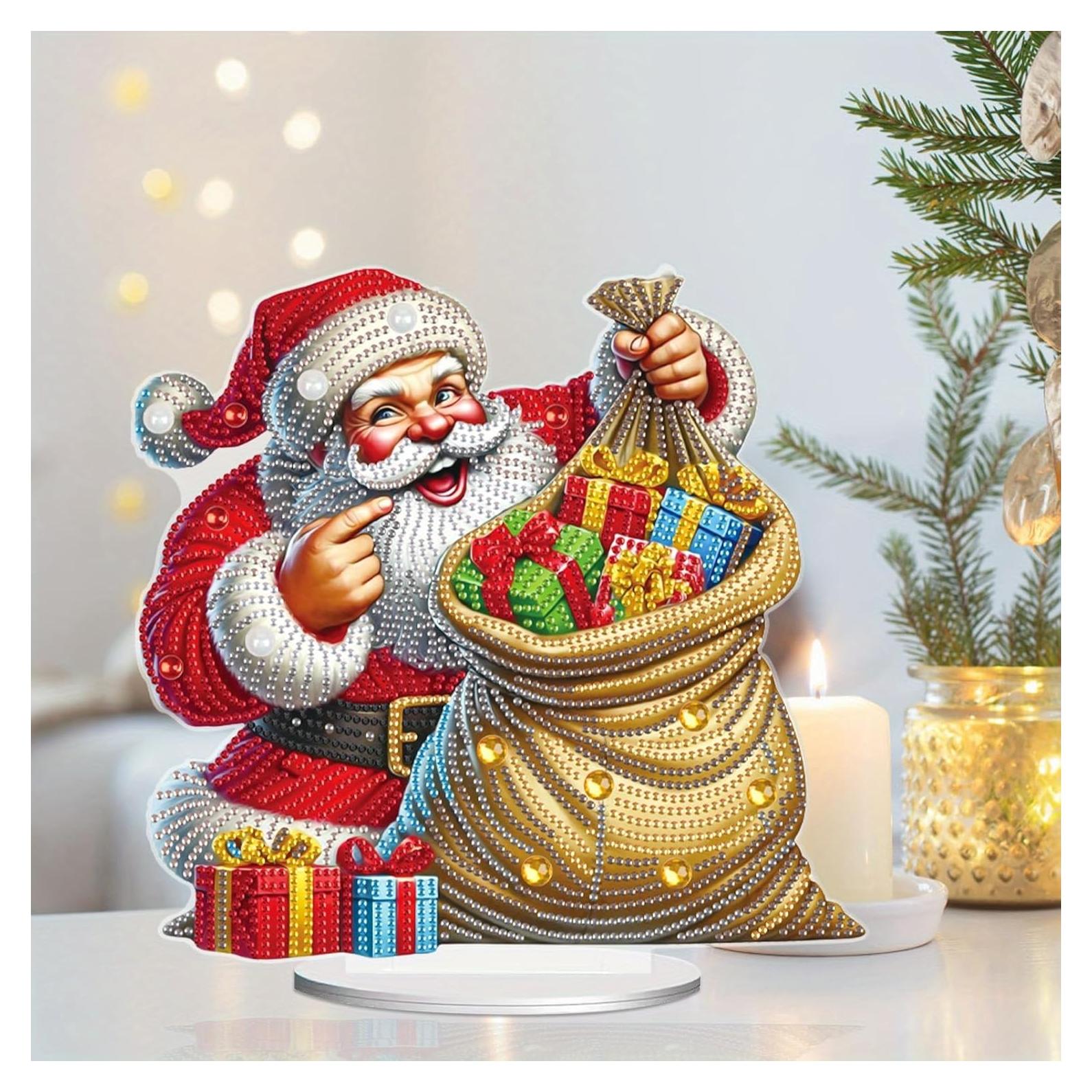 Kit de Pintura de Diamantes Tontut Papá Noel 5D 20x15 cm