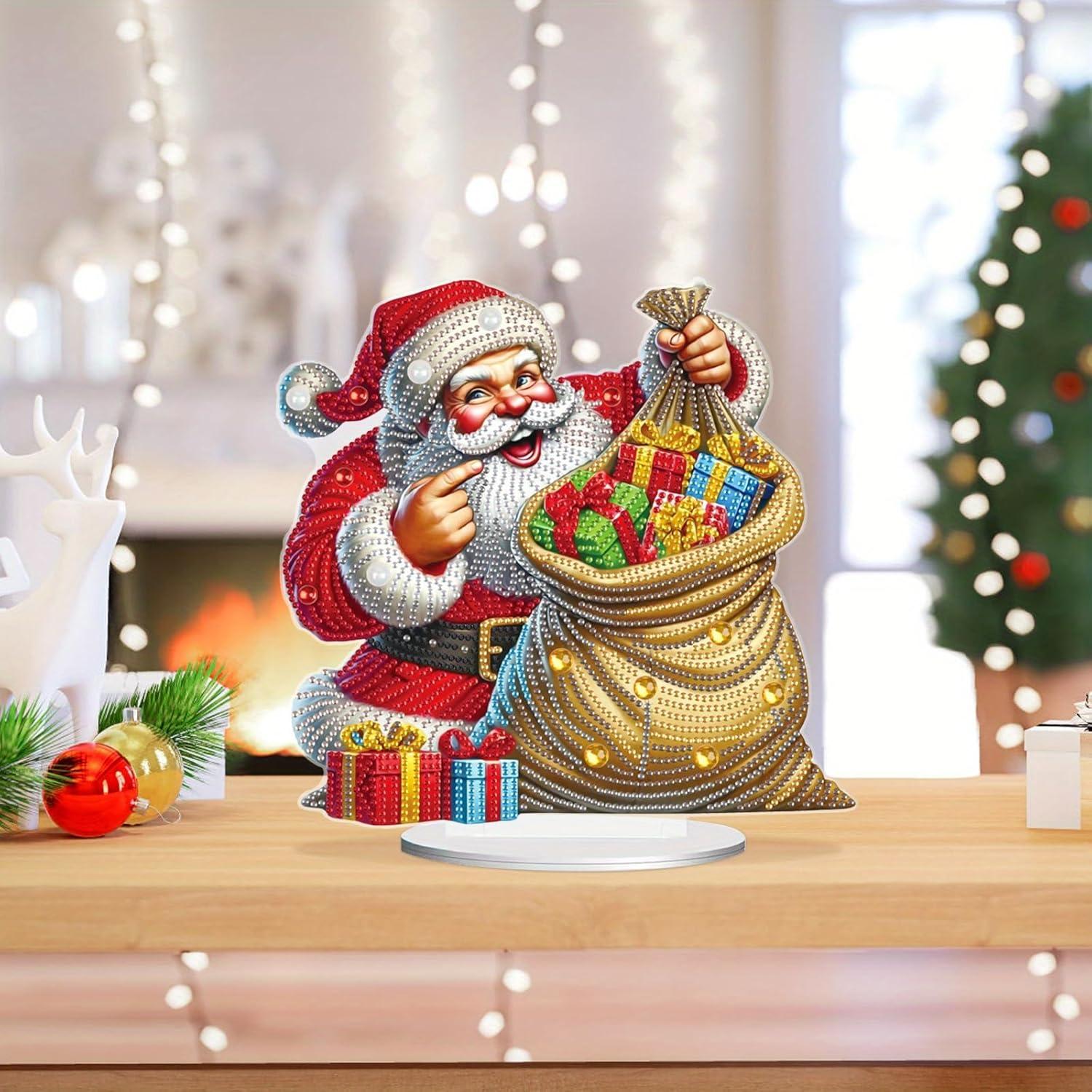 Kit de Pintura de Diamantes Tontut Papá Noel 5D 20x15 cm