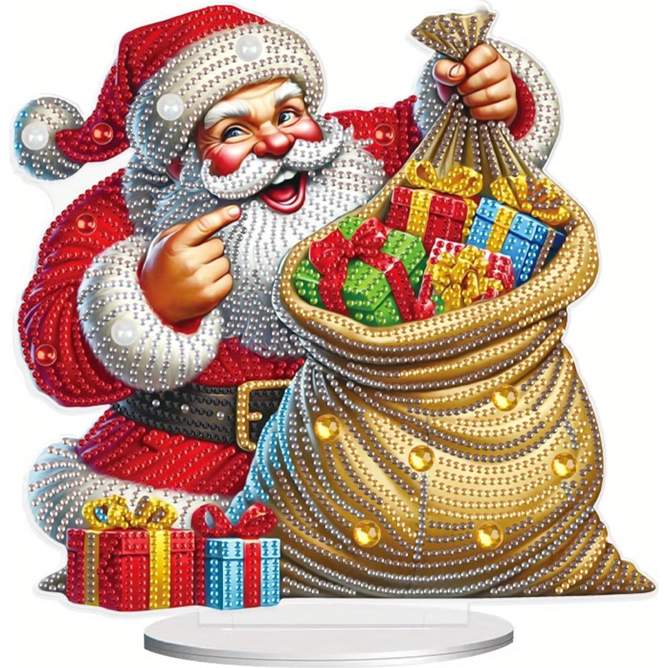 Kit de Pintura de Diamantes Tontut Papá Noel 5D 20x15 cm