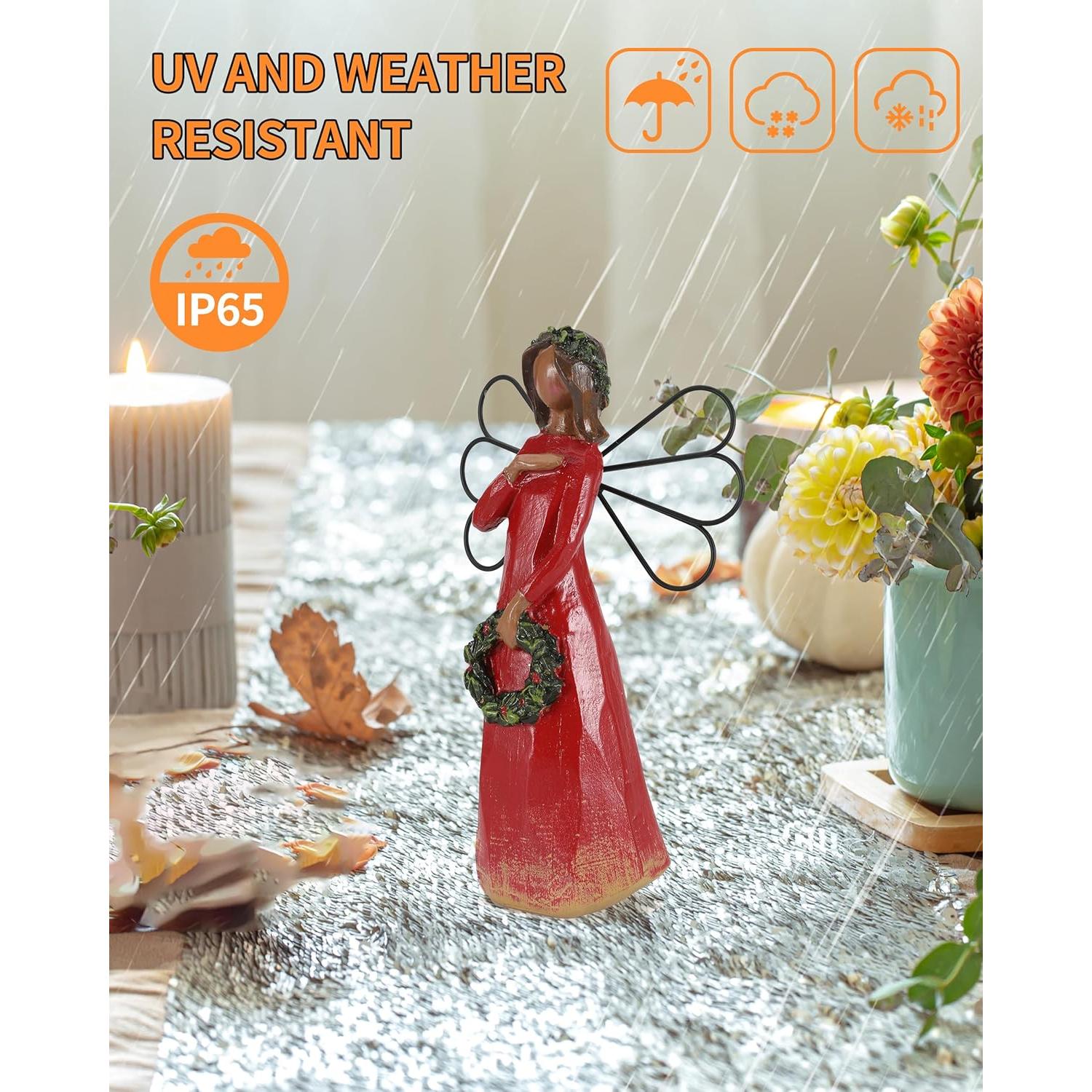 Figurita Ángel Navideño iStatue 17 cm Resina Pintada a Mano