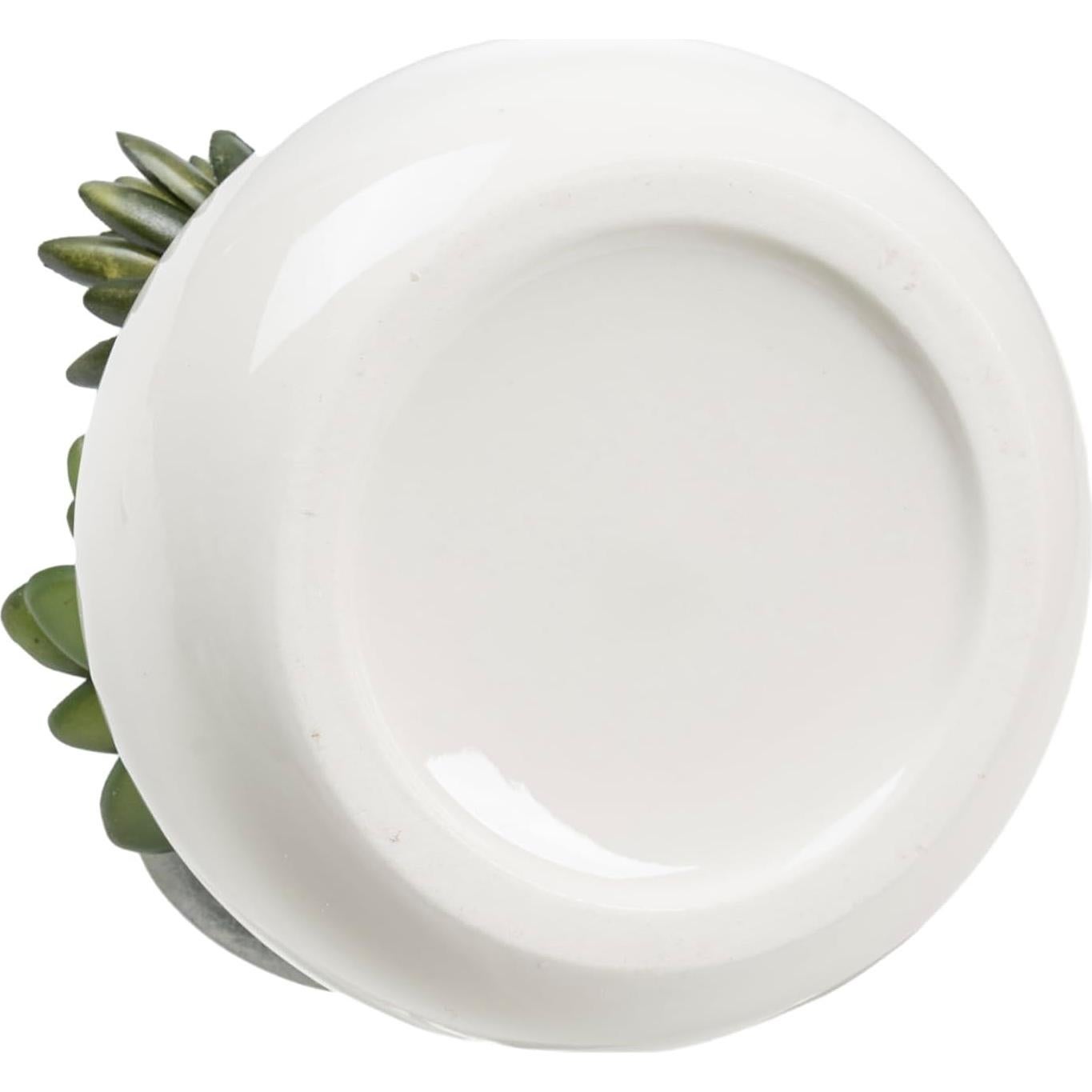 Arreglo de Suculentas Artificiales MyGift en Maceta Cerámica 15 cm