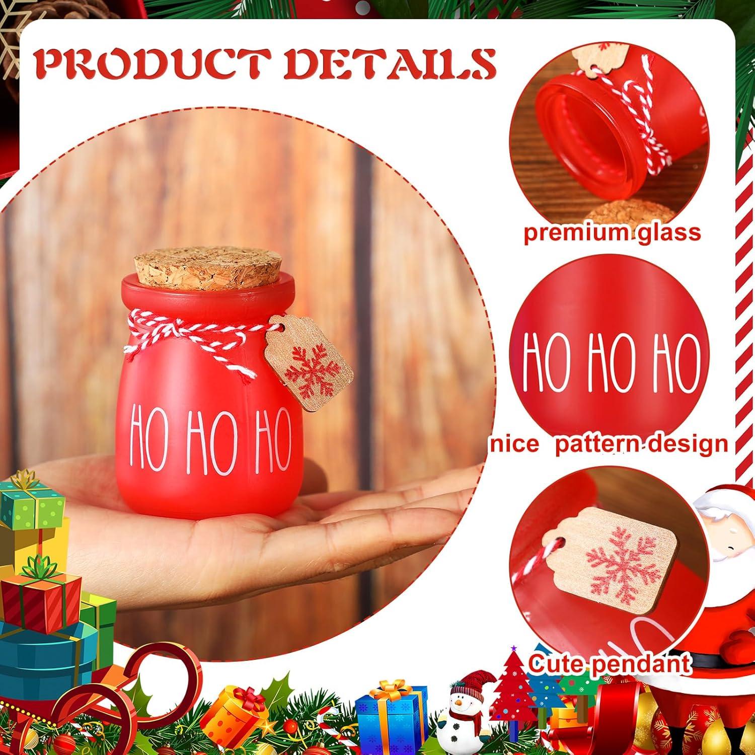 Conjunto de 6 Tarros Mini Mason Navidad Umigy con Etiquetas