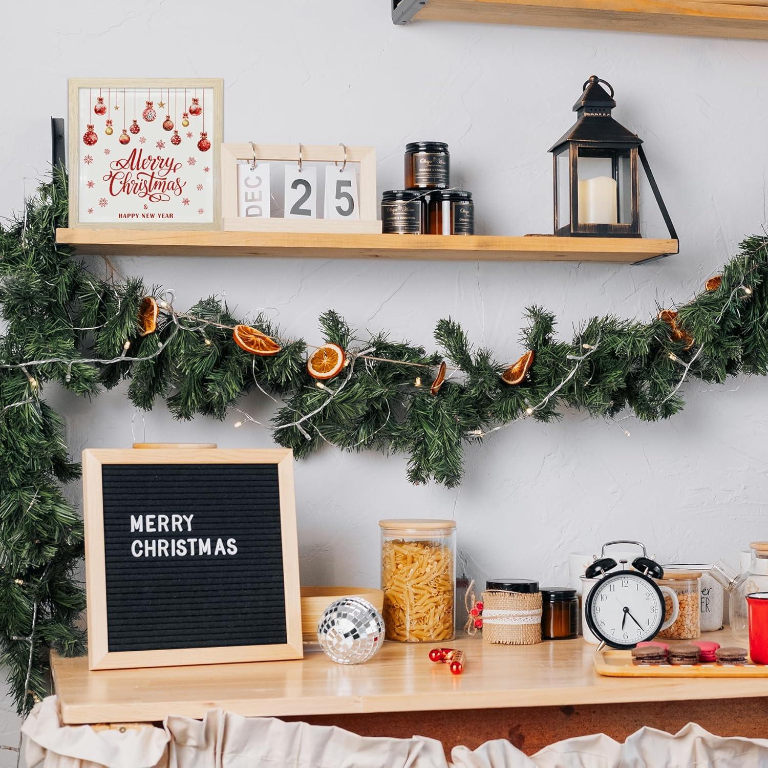 Caja Navideña de Madera Tabyon 20.32x20.32cm con Ranura