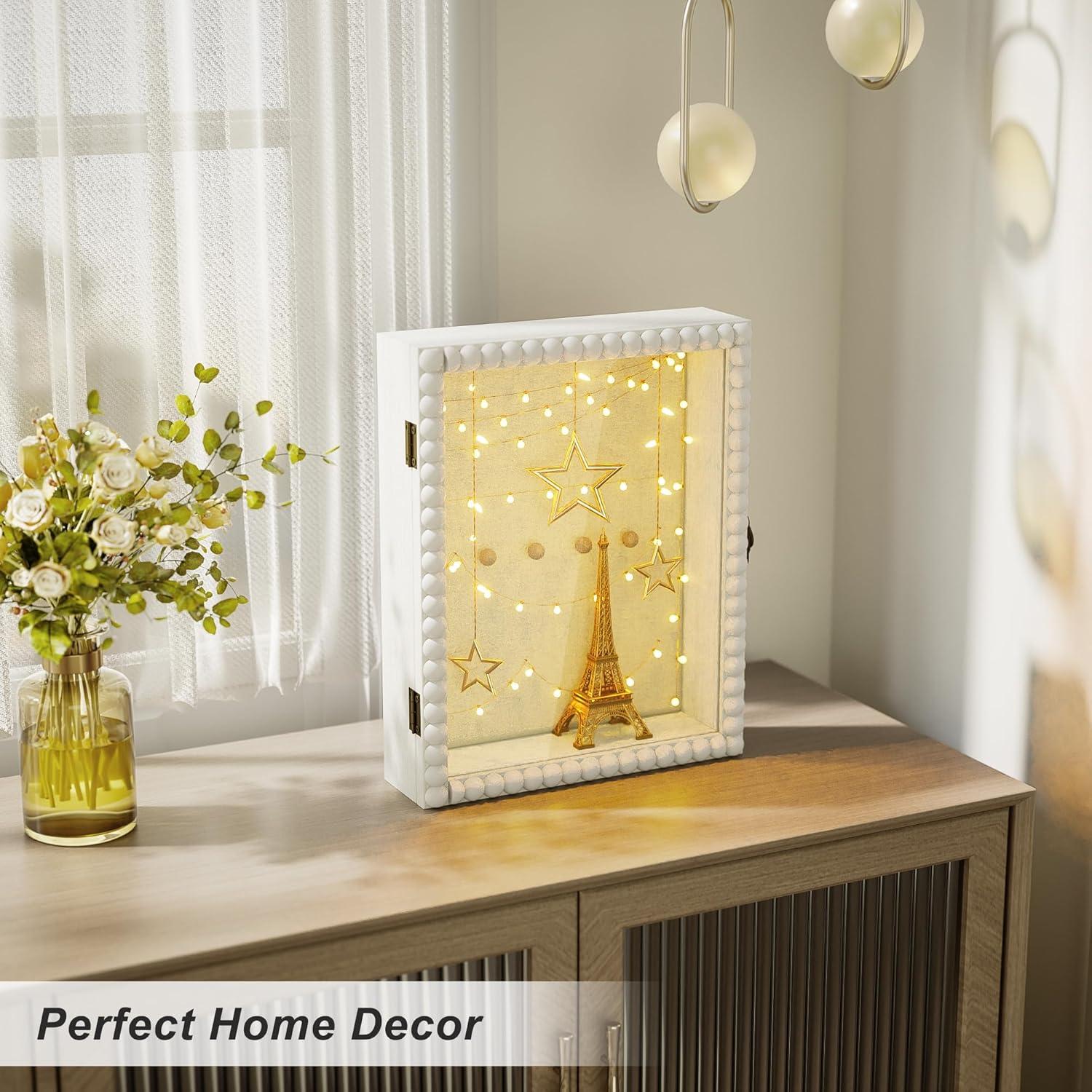 Marco de Sombra 20x25 cm Love-KANKEI Blanco con Puerta