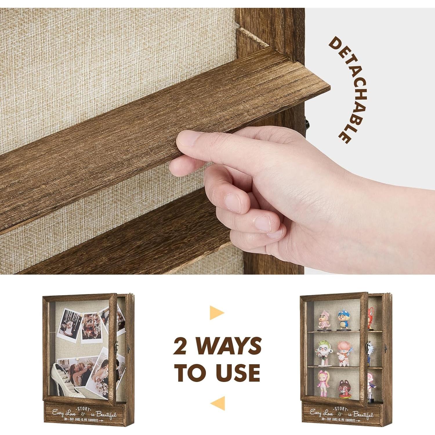 Marco de Sombra Grande AW BRIDAL 27.9x40.6 cm Madera Marrón