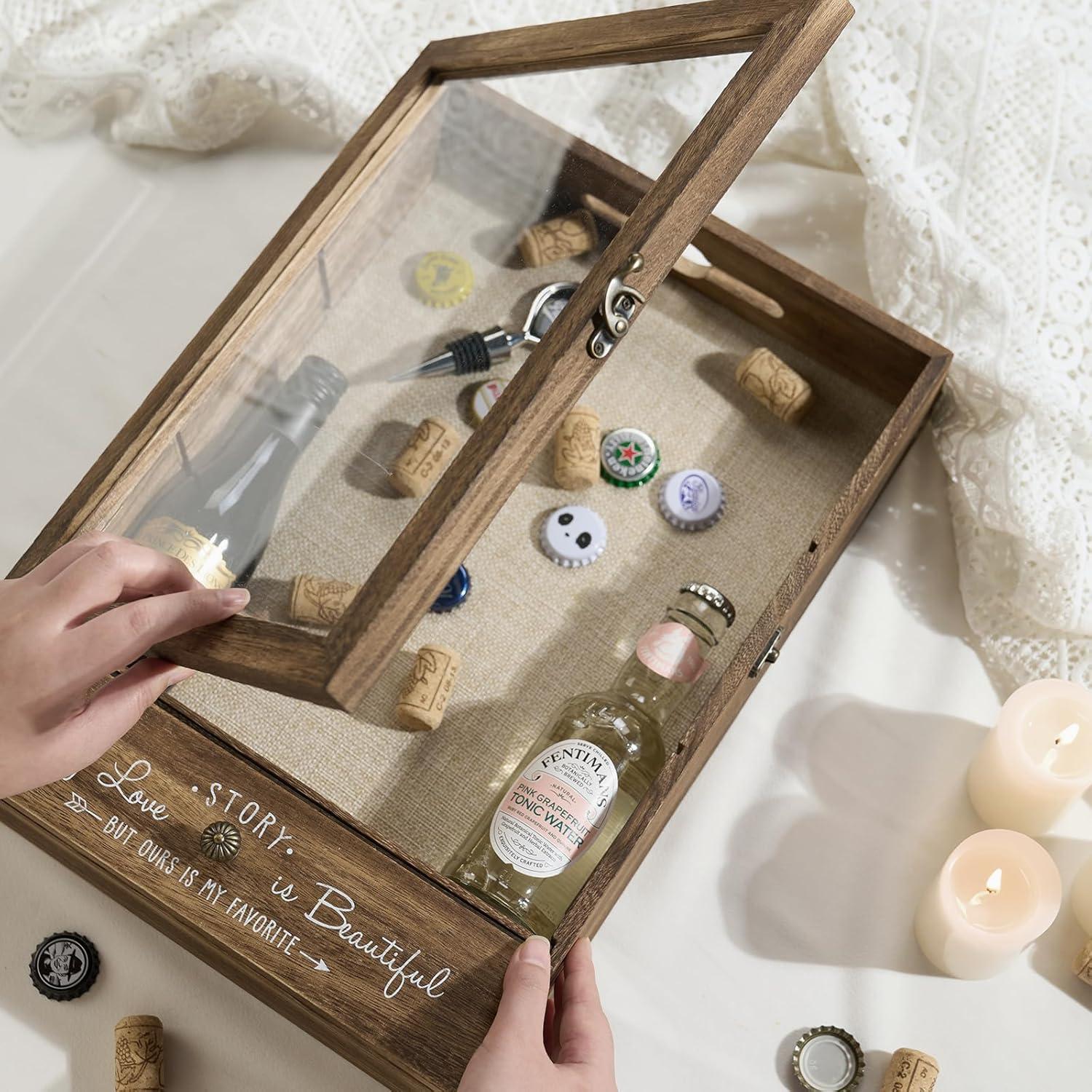 Marco de Sombra Grande AW BRIDAL 27.9x40.6 cm Madera Marrón