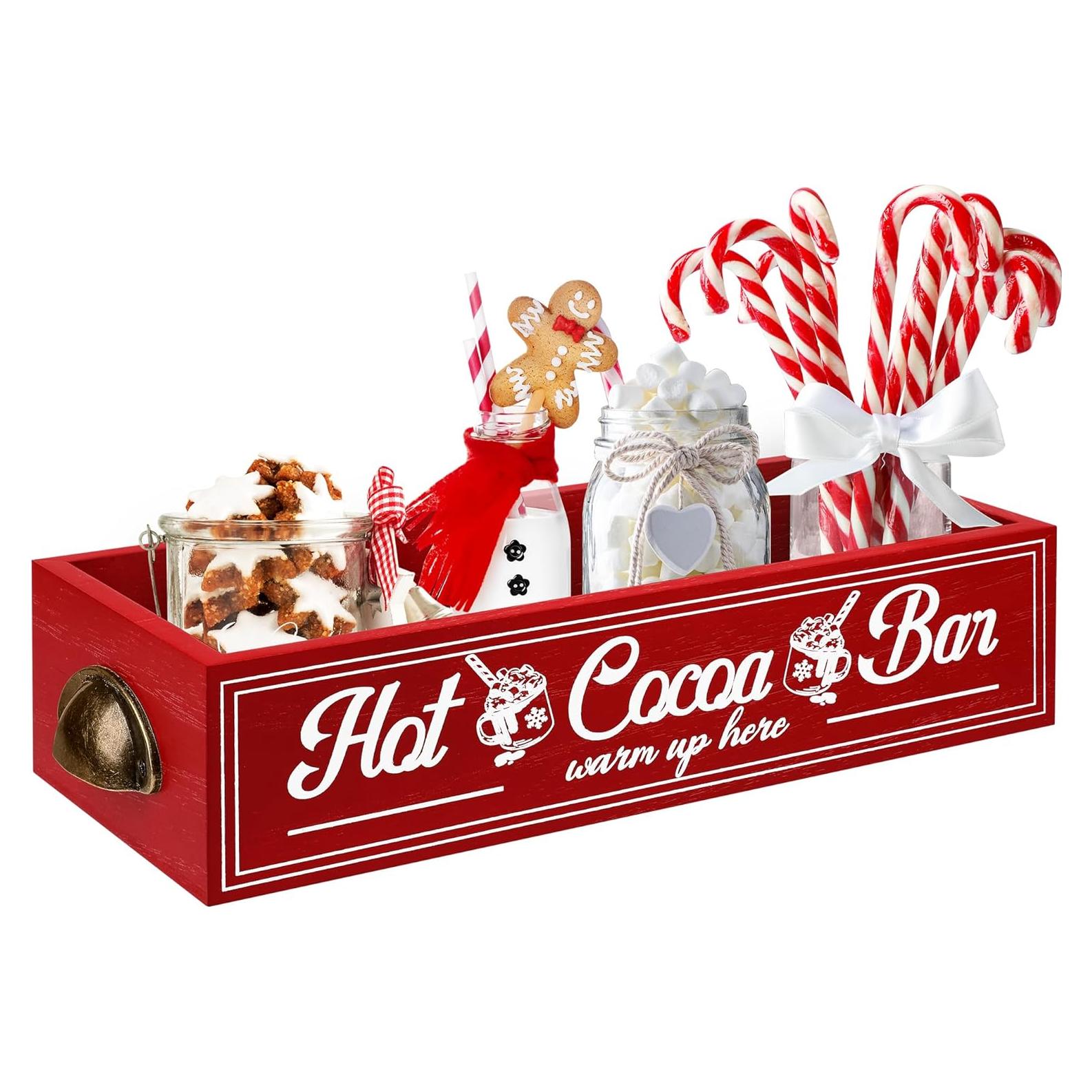 Caja de Almacenamiento de Madera TURSTIN para Chocolate Caliente