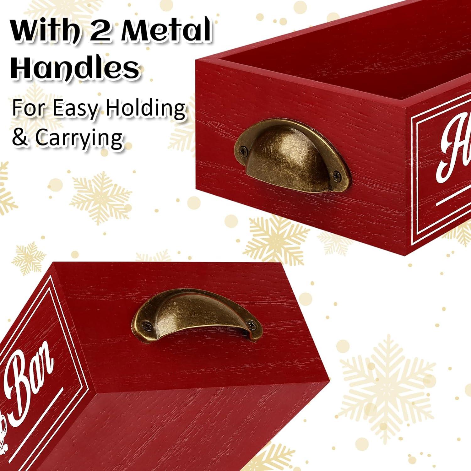 Caja de Almacenamiento de Madera TURSTIN para Chocolate Caliente