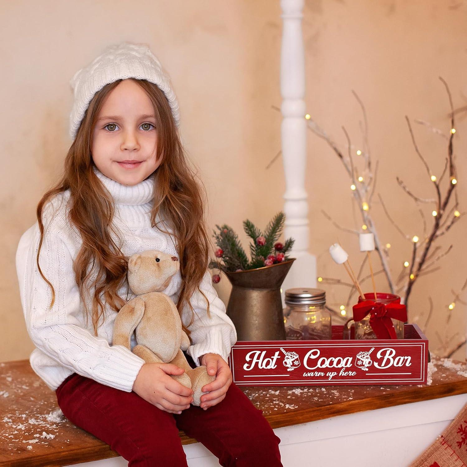 Caja de Almacenamiento de Madera TURSTIN para Chocolate Caliente