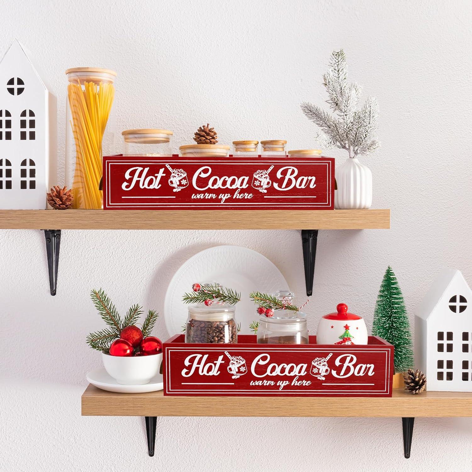 Caja de Almacenamiento de Madera TURSTIN para Chocolate Caliente