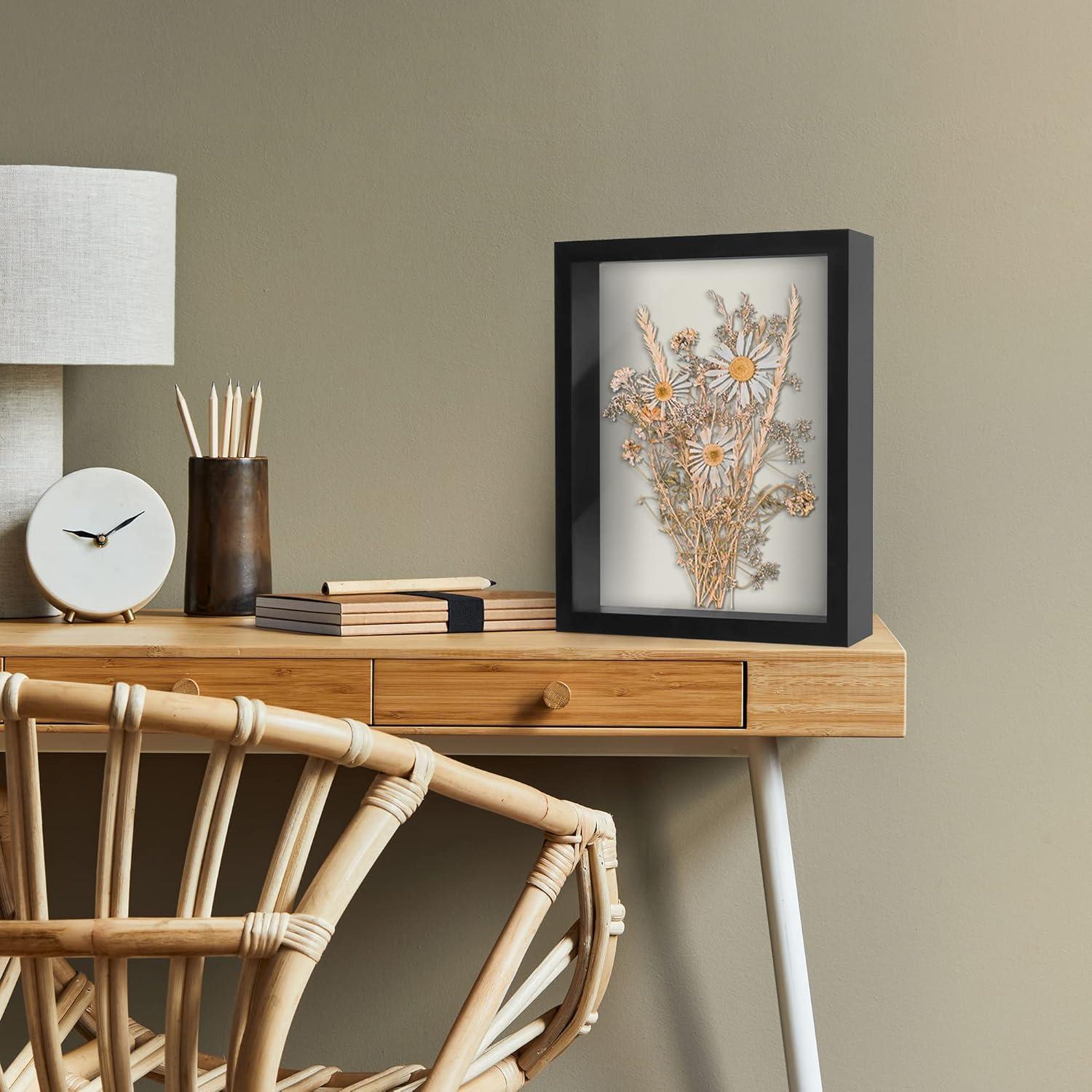 Marco de Sombra Americanflat 30.5x38.2 cm Negro con Fieltro