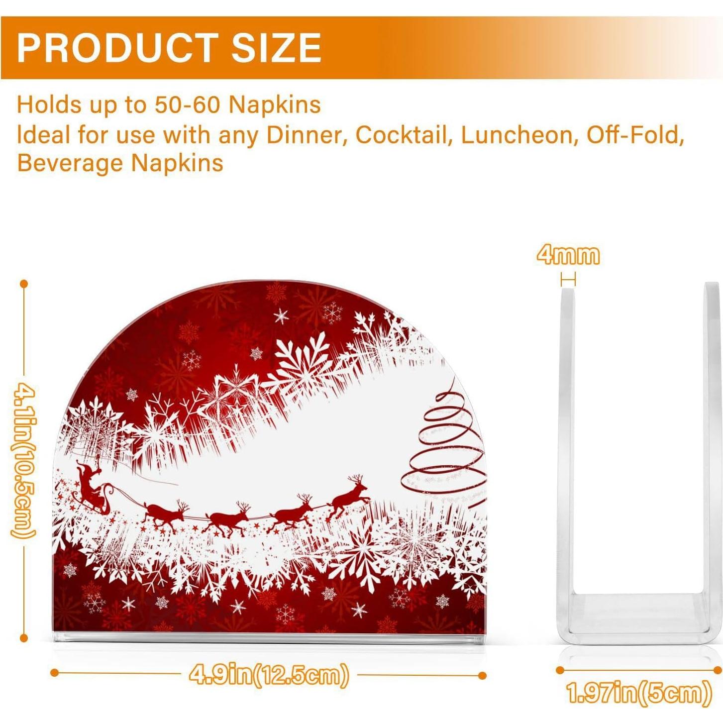 Soporte para Servilletas Senya Acrílico Minimalista 10.4x12.4 cm