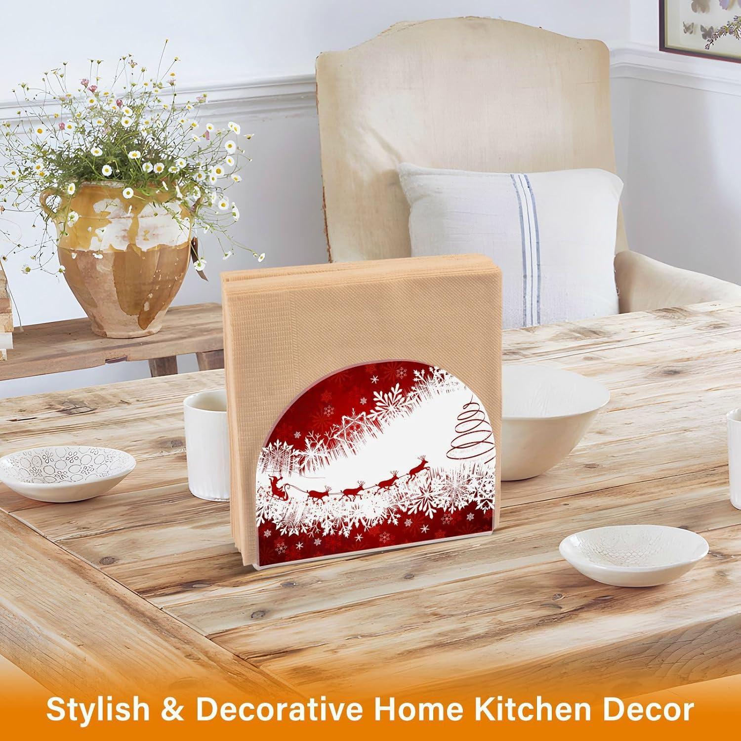 Soporte para Servilletas Senya Acrílico Minimalista 10.4x12.4 cm