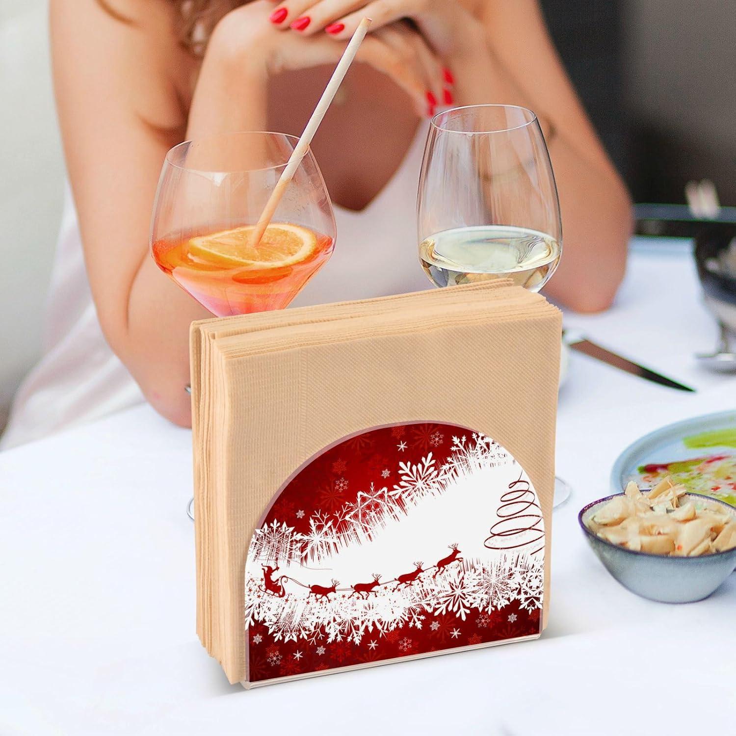 Soporte para Servilletas Senya Acrílico Minimalista 10.4x12.4 cm