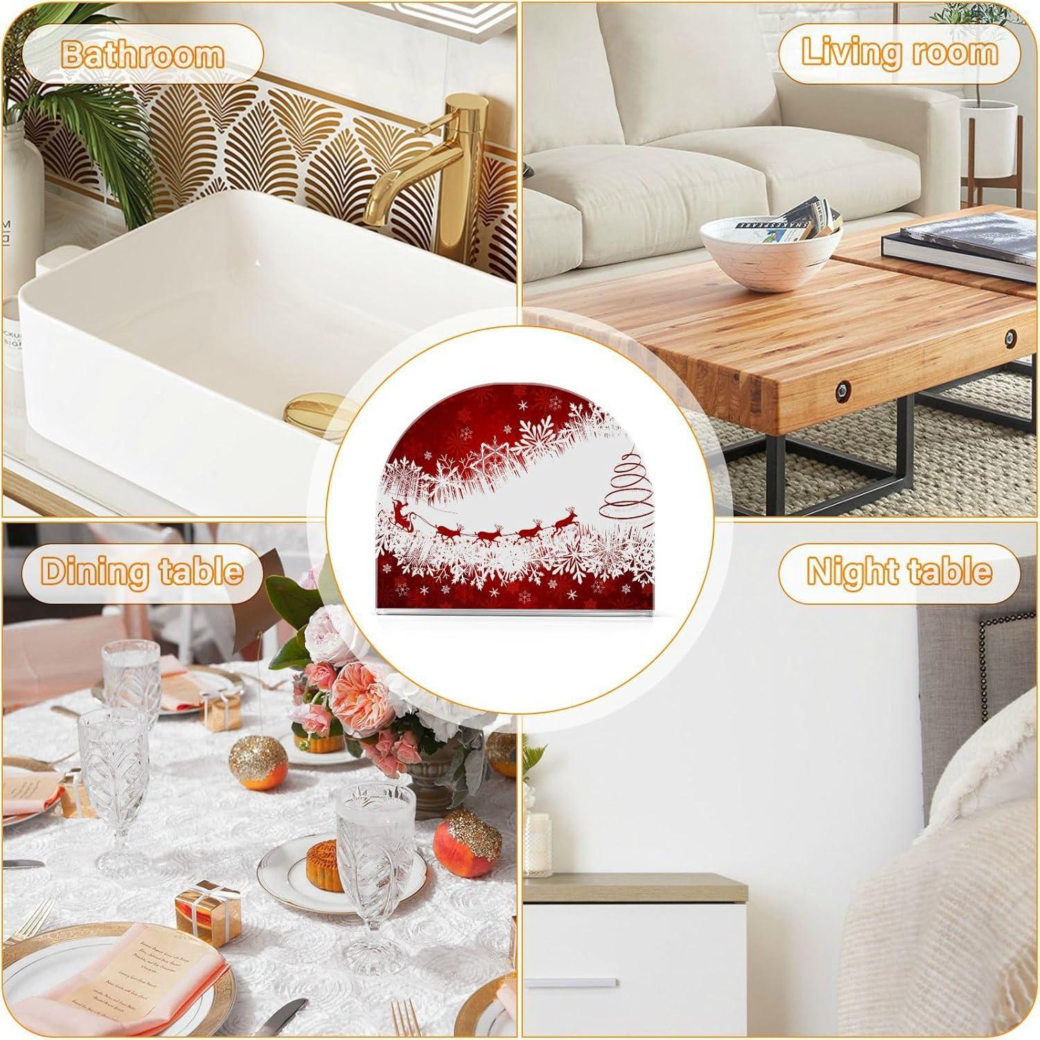 Soporte para Servilletas Senya Acrílico Minimalista 10.4x12.4 cm