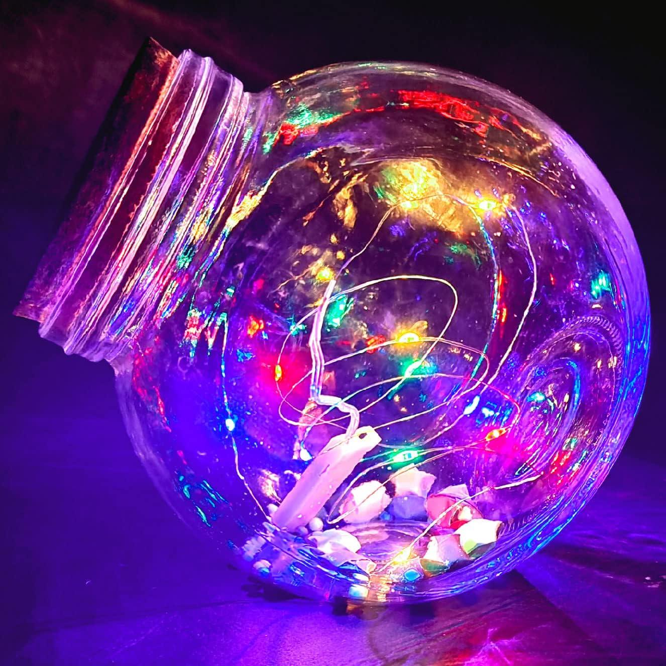 Luces de Hadas PULAIKE 1m Multicolor 10 LEDs Impermeables