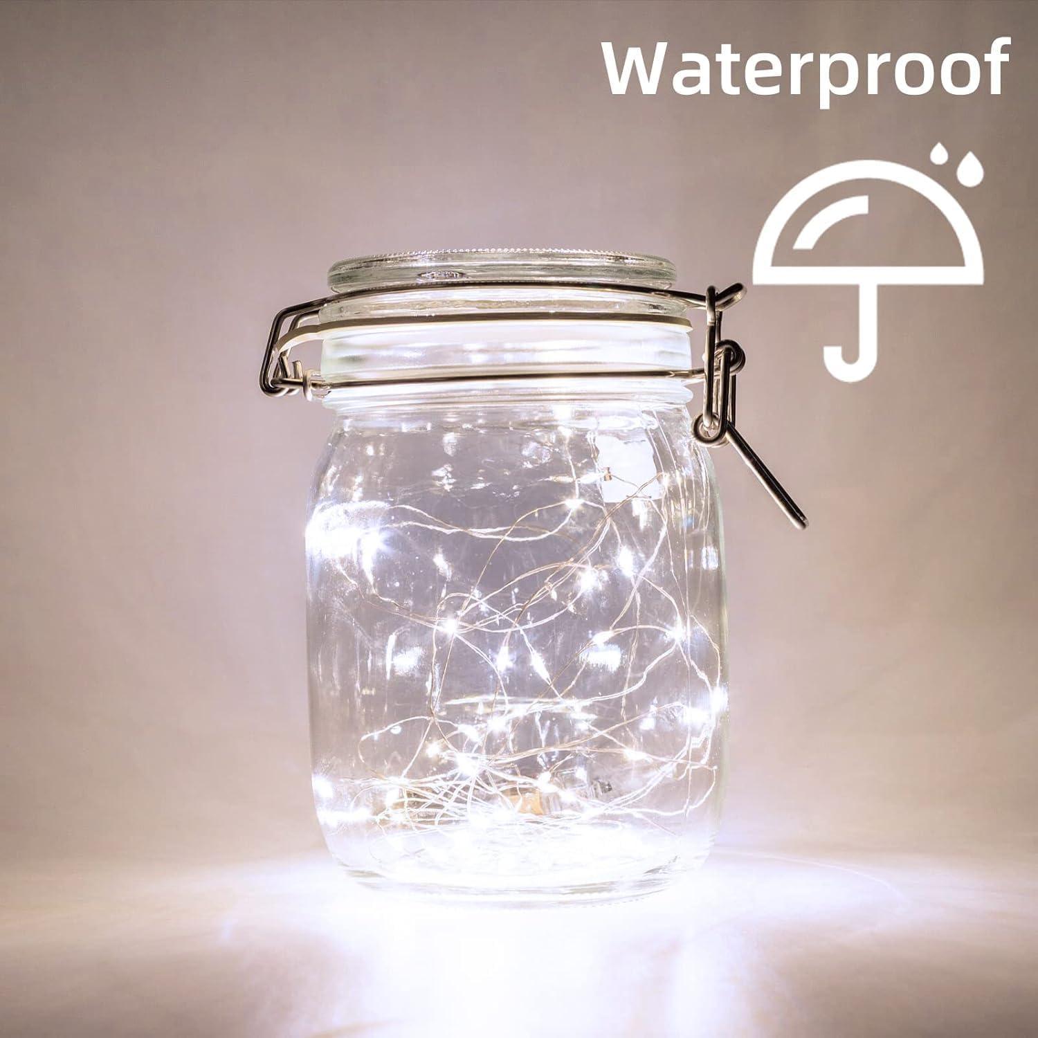 Luz de Hadas LED 6 Paquete LAMPHOME 2m Alambre Flexible Blanco