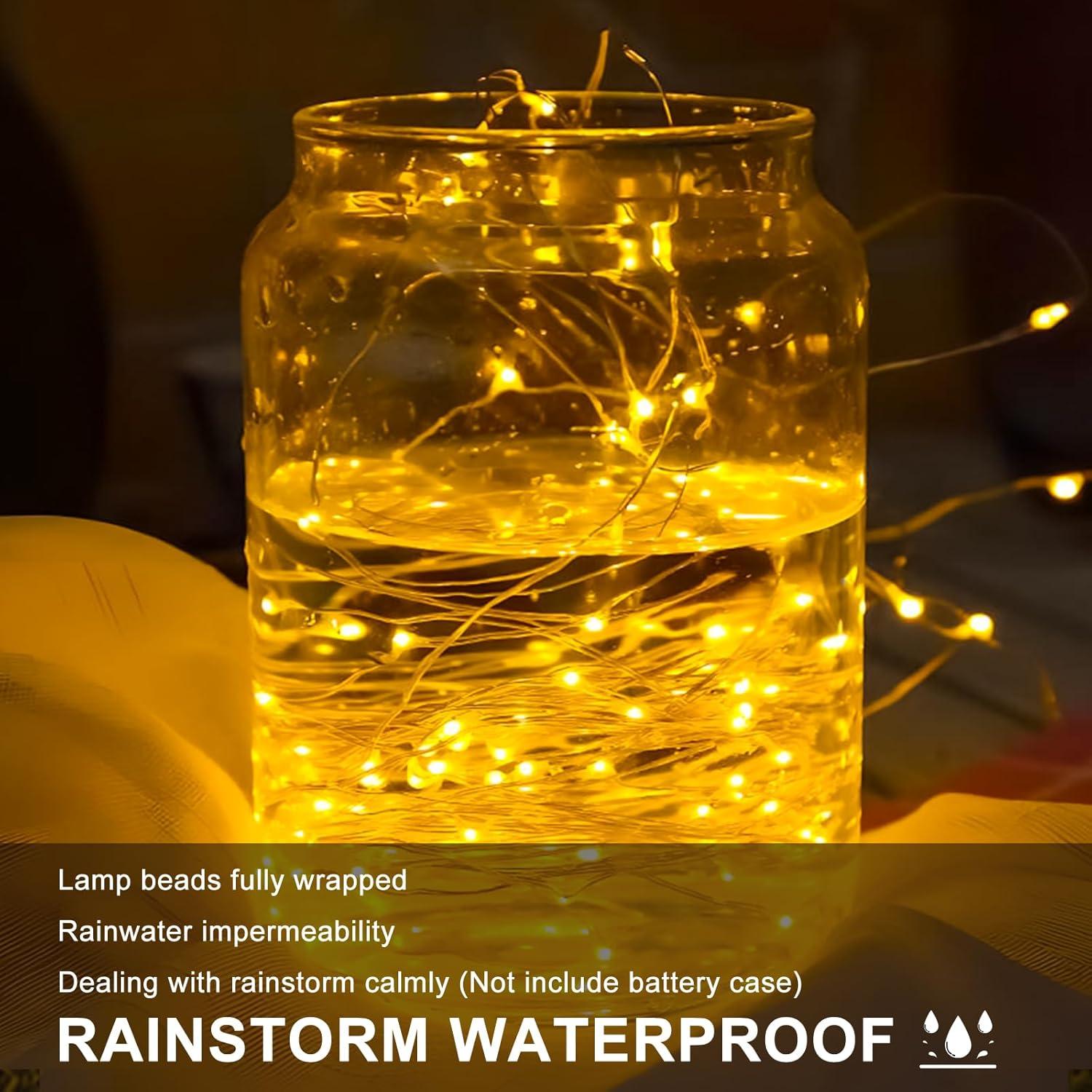 Paquete de 6 Luces de Hadas LED SINAMER 2.1m Blanco Cálido