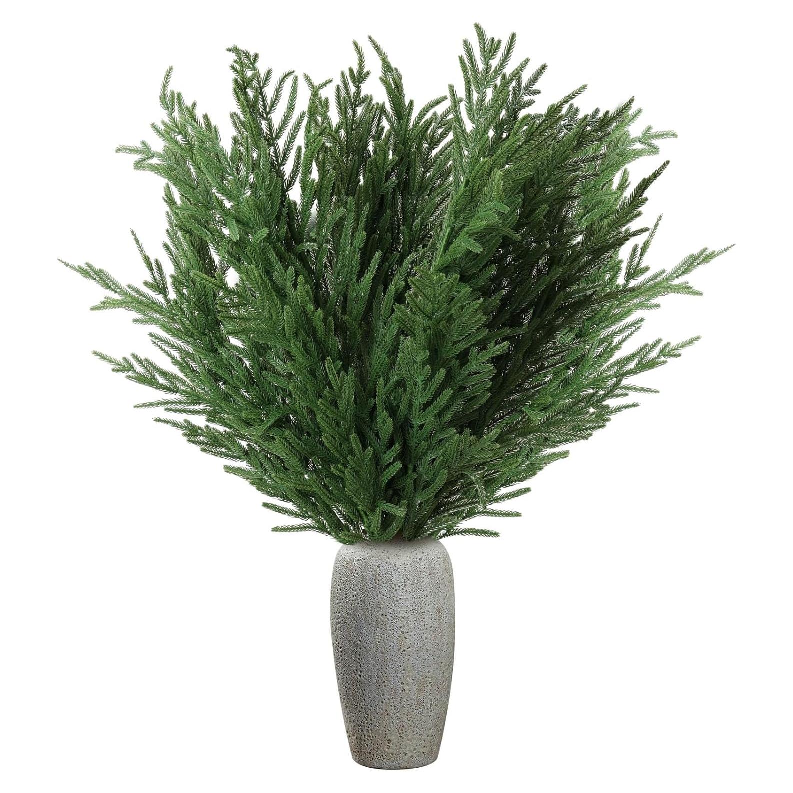 Ramas Artificiales de Pino Norfolk Caffox 91 cm - 16 Piezas