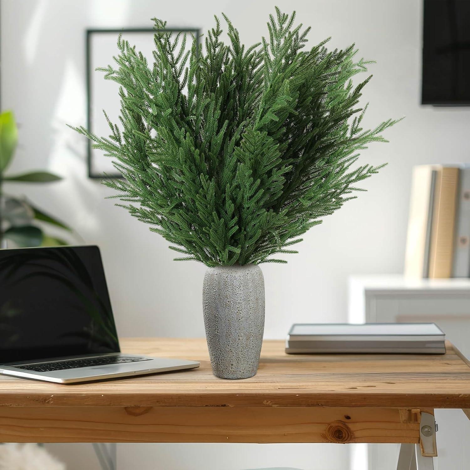 Ramas Artificiales de Pino Norfolk Caffox 91 cm - 16 Piezas