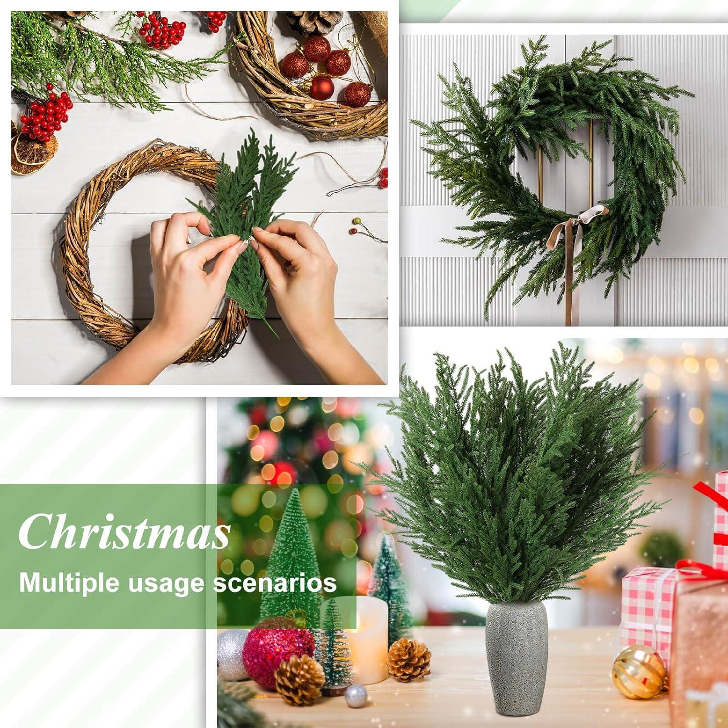 Ramas Artificiales de Pino Norfolk Caffox 91 cm - 16 Piezas